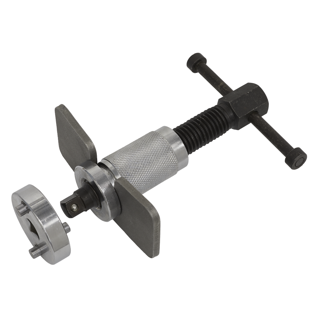 Sealey Left-Handed Brake Piston Wind-Back Tool with Double Adaptor