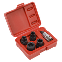 Sealey Brake Caliper Socket Set 1/2"Sq Drive 5pc