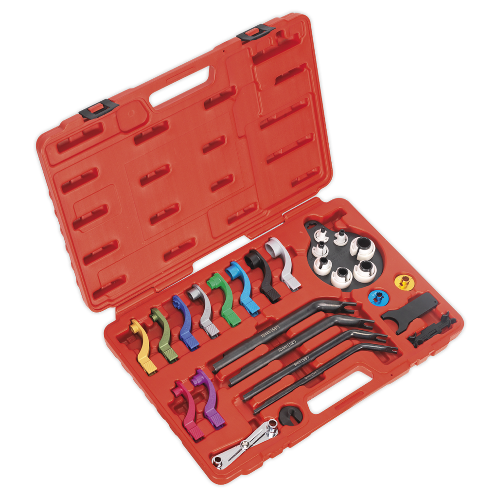 Sealey Fuel & Air Conditioning Disconnection Tool Kit 27pc