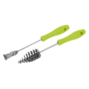 Sealey Injector Bore Cleaning Brush Set 2pc
