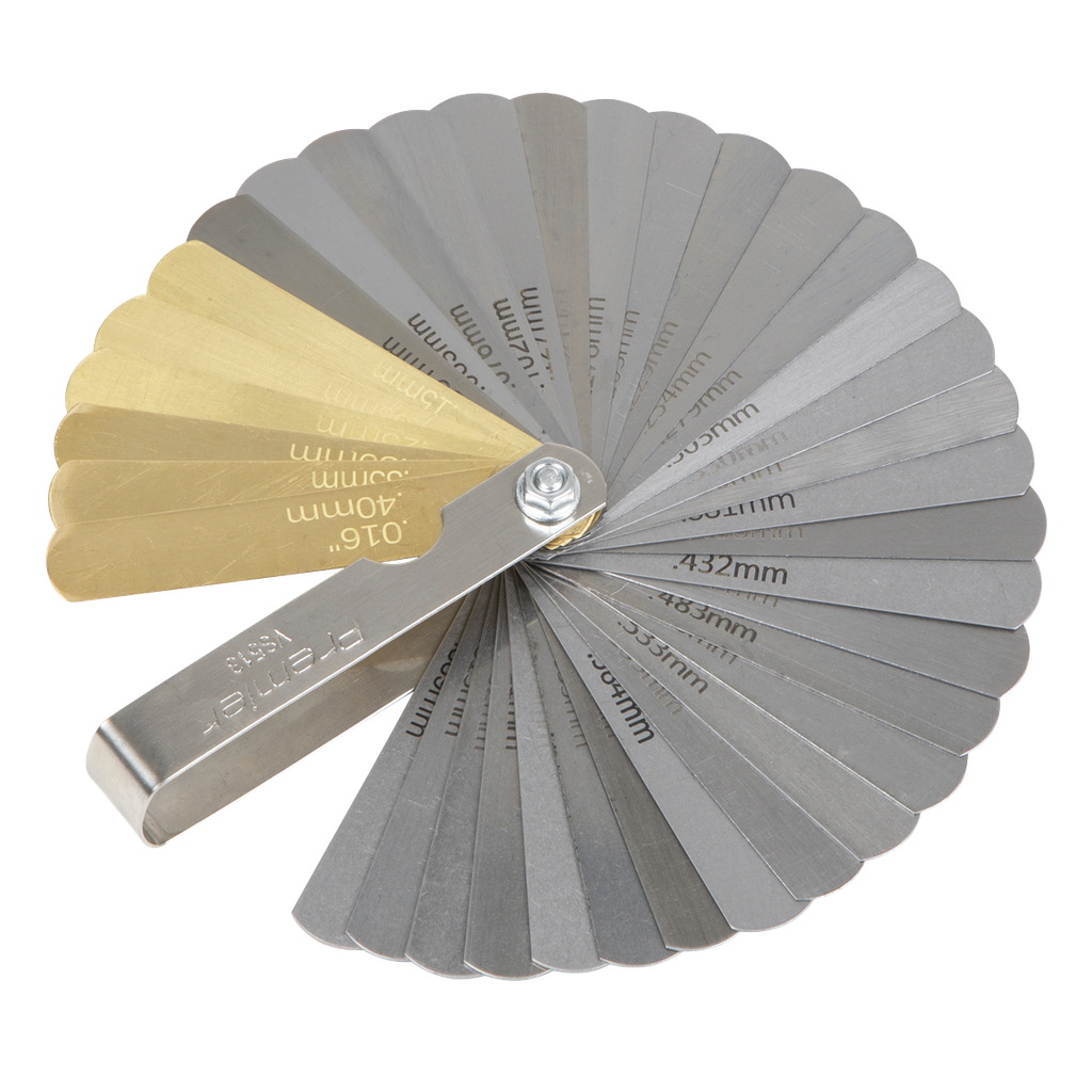 Premier Combination Steel/Brass Dual Marked Feeler Gauge 36 Blade