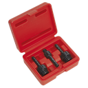 Sealey Transmission Oil Filler Adaptor Set 3pc