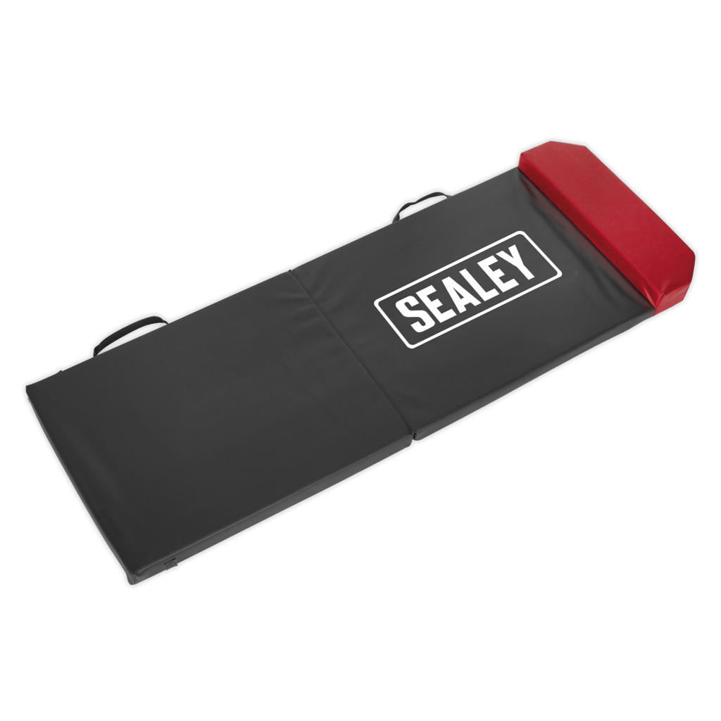 Sealey Folding Mechanic's Mat with Headrest 35mm