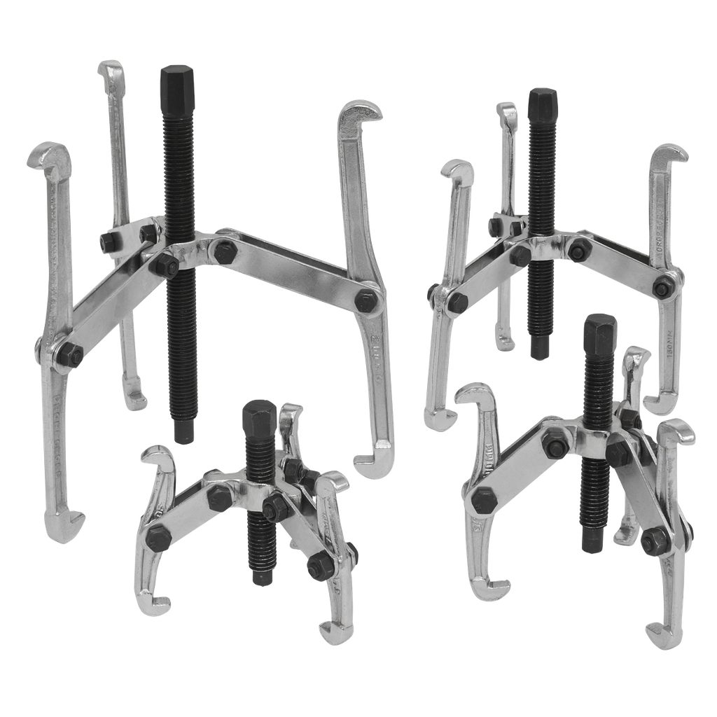 Sealey Triple Leg Gear Reversible Puller Set 4pc