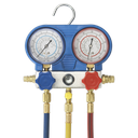 Air Conditioning System Manifold with Sight Glass