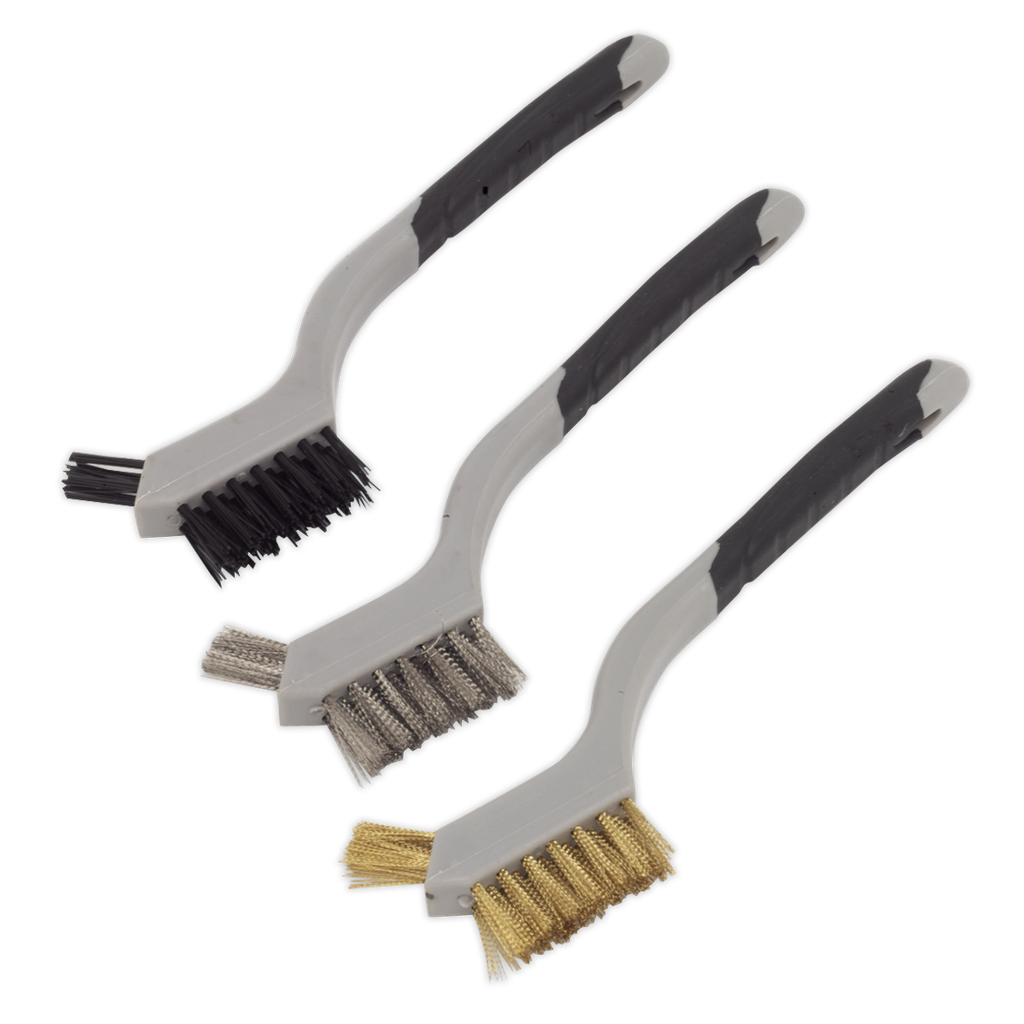 Sealey Miniature Wire Brush Set 3pc