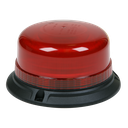 Warning Beacon with Bolt Fixing 3 x 6.5mm 36W SMD LED 12/24V - Red