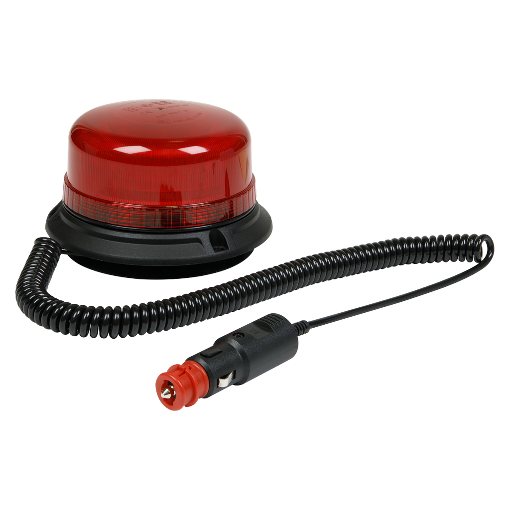 Sealey Warning Beacon with Magnetic Fixing SMD LED 12/24V - Red