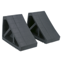 Sealey Rubber Wheel Chocks - Pair