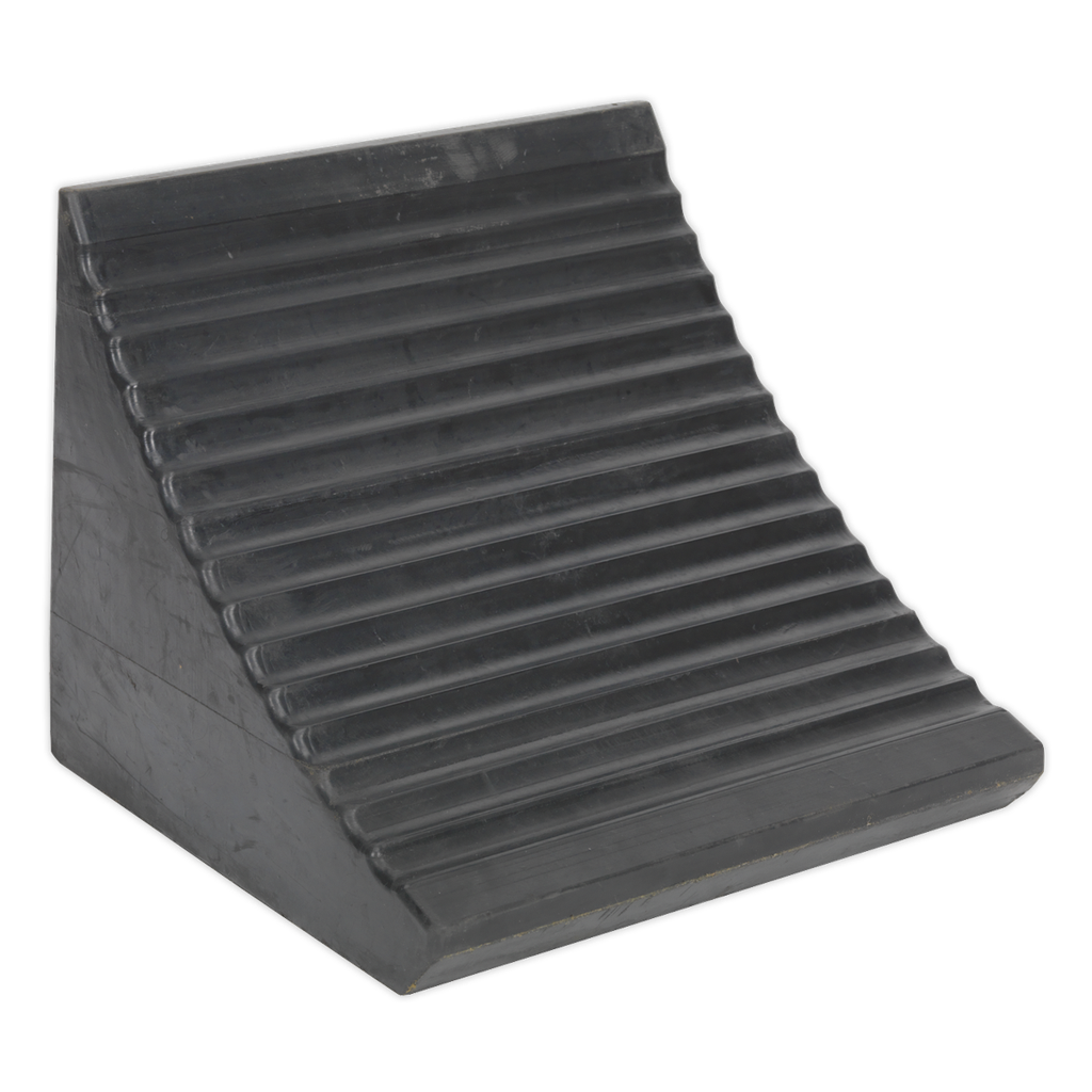 Sealey Heavy-Duty Rubber Wheel Chock - Single