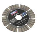 Sealey Wet/Dry Use Diamond Blade for Concrete Cutting 115mm