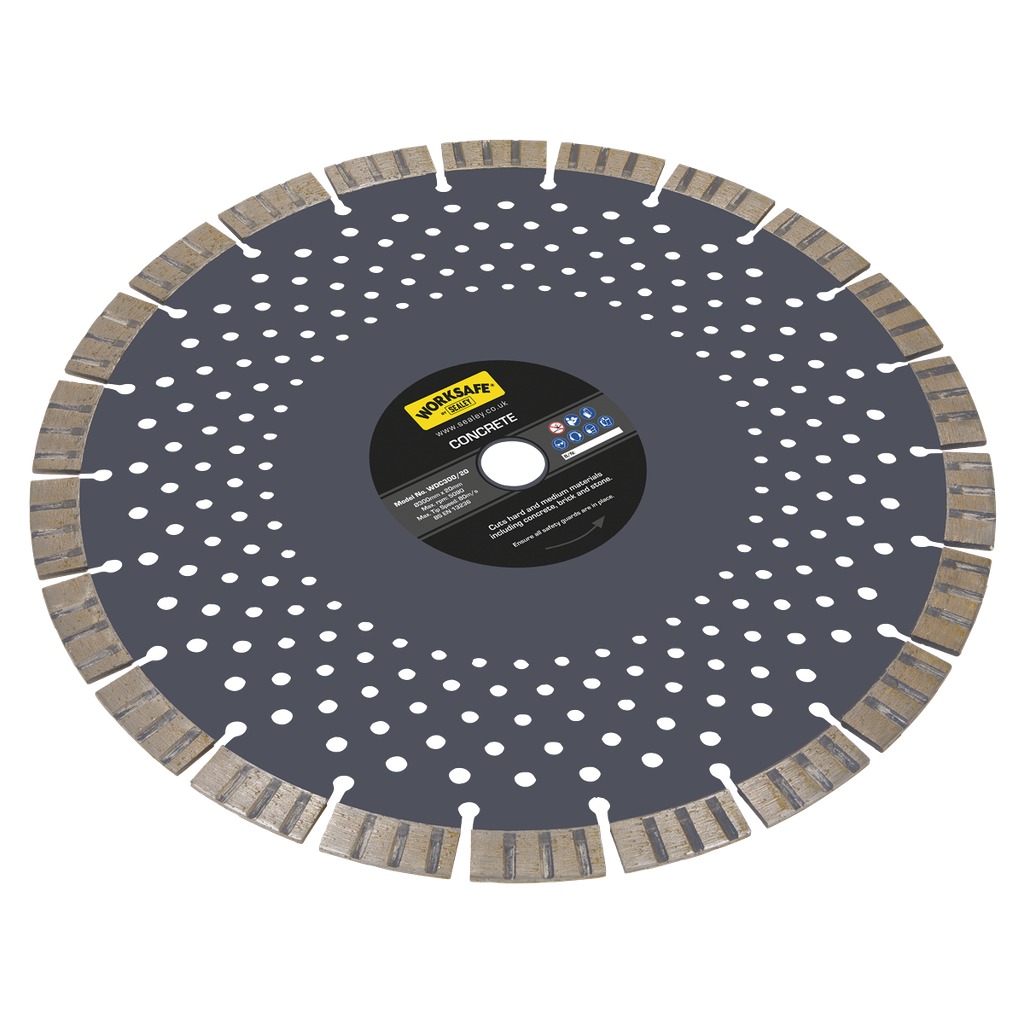 Sealey Dry Use Diamond Blade for Concrete Cutting 300mm