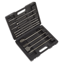 Sealey Worksafe® SDS Plus Drill Bit & Chisel Set 13pc