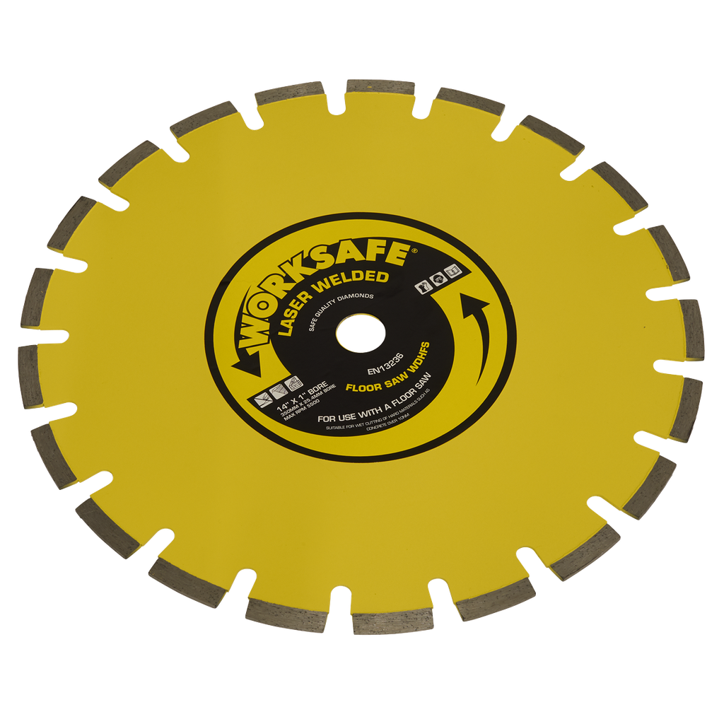Sealey Worksafe® Diamond Blade Floor Saw (Hard) 350 x 25mm