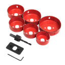 Sealey Worksafe® Downlight Hole Saw Kit 9pc