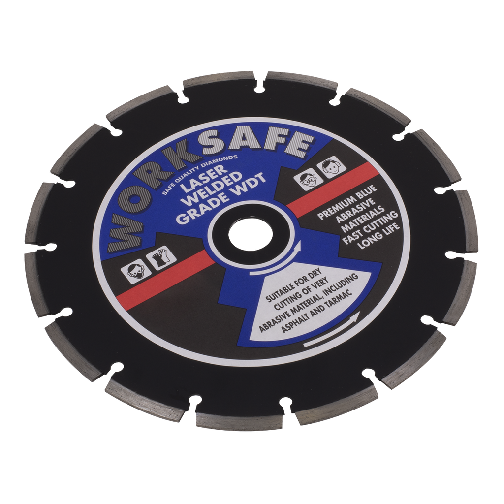 Sealey Worksafe® Asphalt/Tarmac Diamond Blade 300 x 20mm