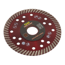 Sealey Worksafe® Turbo Allmat Diamond Blade 115 x 22mm