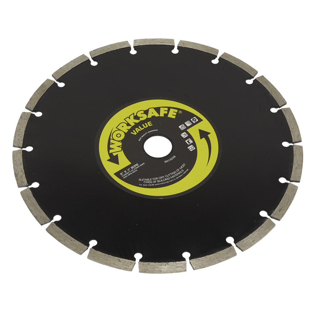 Sealey Worksafe® Value Diamond Blade 230 x 22mm
