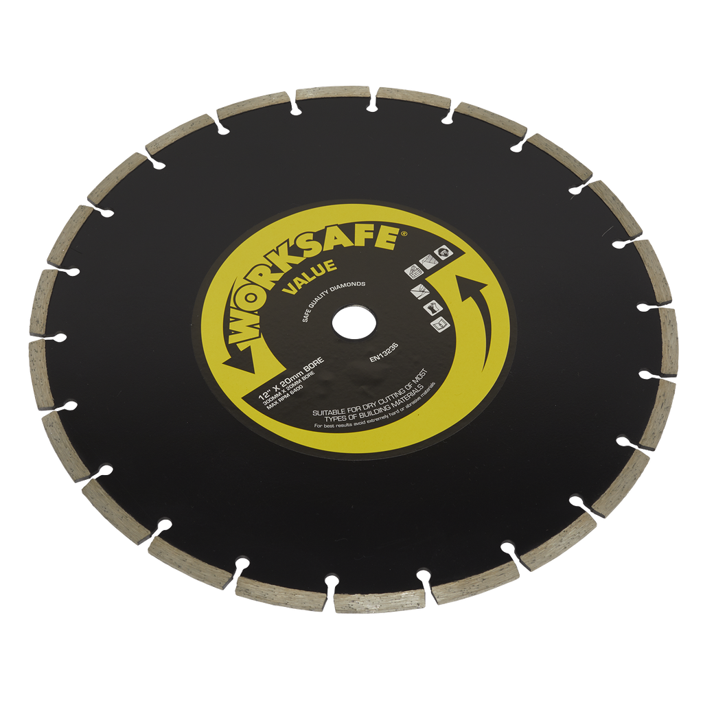 Sealey Worksafe® Value Diamond Blade 300 x 20mm