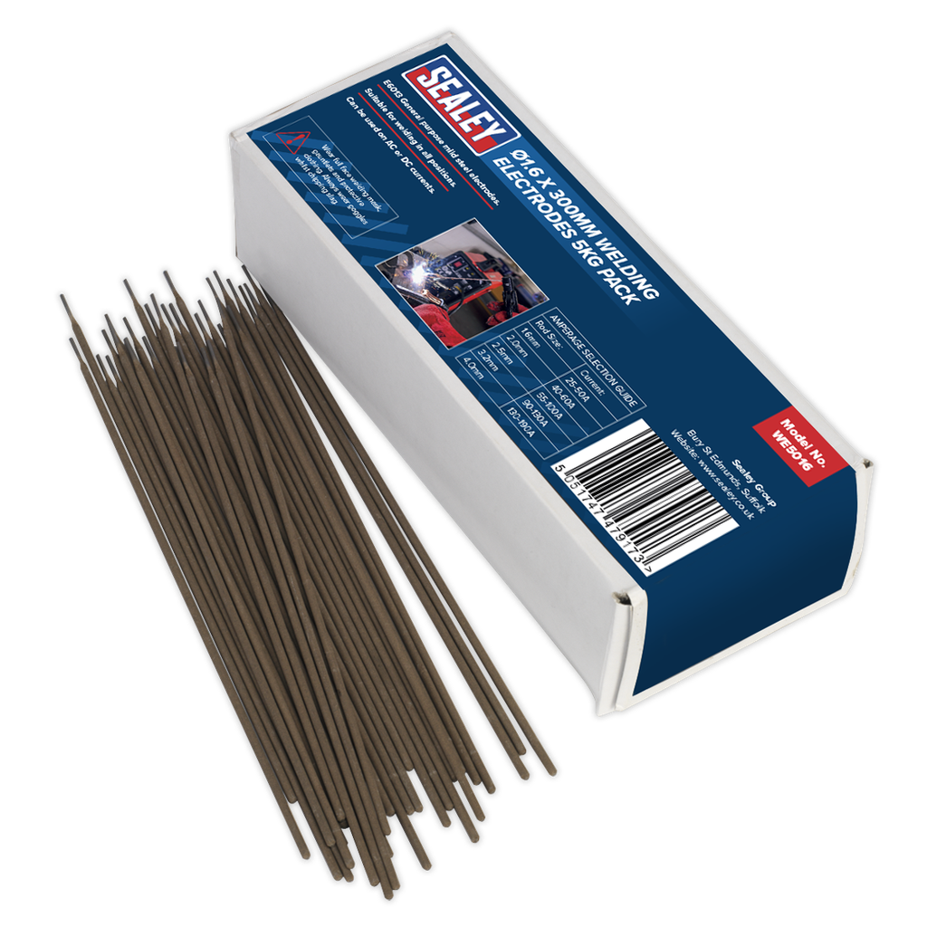 Welding Electrodes 1.6 x 300mm - 5kg Pack