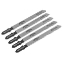 Sealey Worksafe® Jigsaw Blade for Metal 75mm 12tpi - Pack of 5