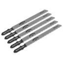 Sealey Jigsaw Blade for Wood & Plastics 75mm 10tpi - Pack of 5