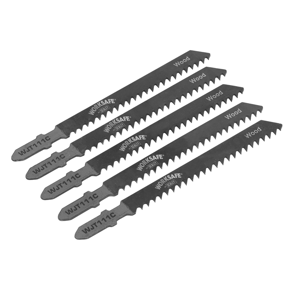 Sealey Jigsaw Blade Soft for Wood & Plastics 75mm 9tpi - Pack of 5