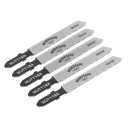 Sealey Worksafe® Jigsaw Blade for Metal 55mm 21tpi - Pack of 5