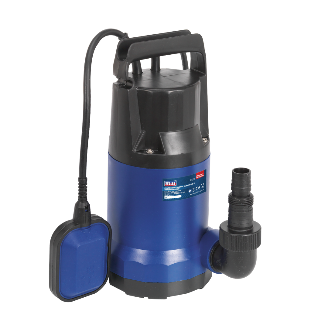 Sealey Submersible Water Pump Automatic 250L/min 230V
