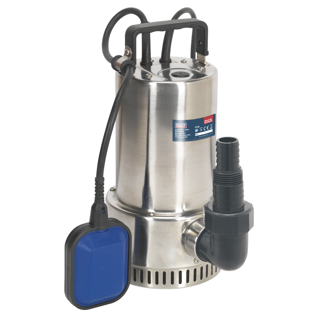 Sealey Submersible Stainless Water Pump Automatic 250L/min 230V