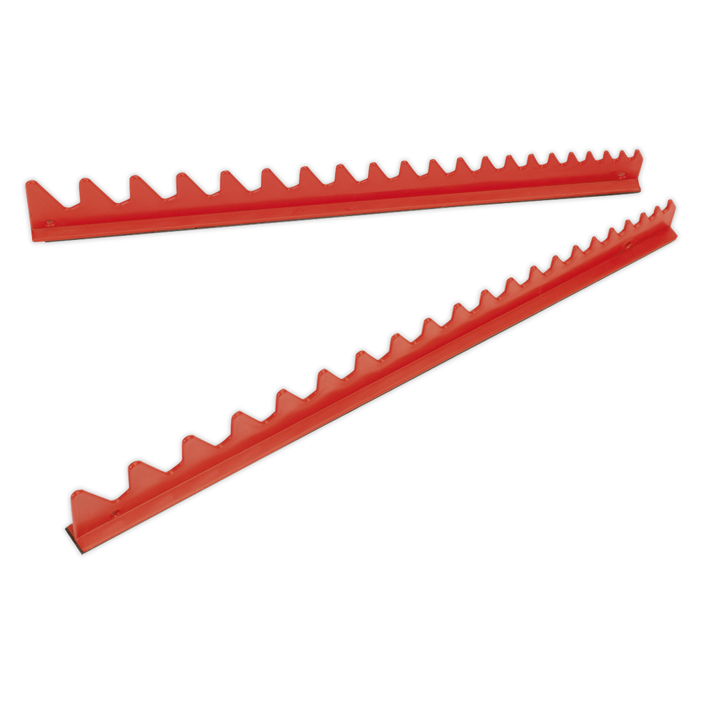 Sealey Premier Magnetic Sharks Teeth Spanner Rack 2pc