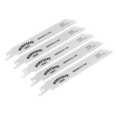 Sealey Worksafe® Reciprocating Saw Blade 150mm 14tpi - Pack of 5