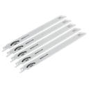 Worksafe® Reciprocating Saw Blade for Metal 250mm 18tpi - Pack of 5
