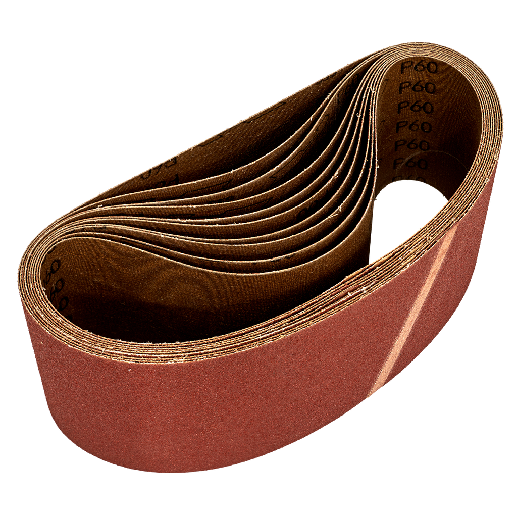 Worksafe® 100 x 620mm Sanding Belt 60Grit - Pack of 10