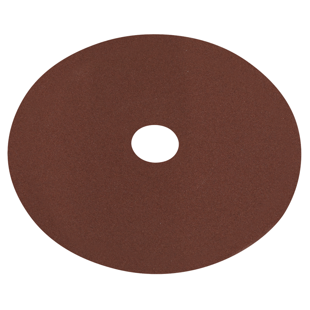 Sealey Worksafe® 100mm Fibre Backed Sanding Disc 120Grit - Pack of 25