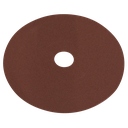 Sealey Worksafe® 100mm Fibre Backed Sanding Disc 120Grit - Pack of 25