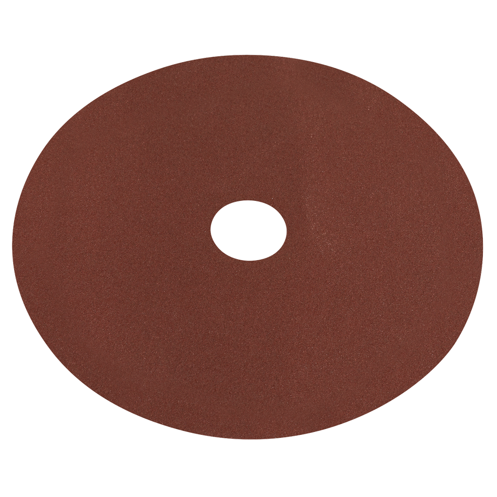 Sealey Worksafe® 115mm Fibre Backed Sanding Disc 80Grit - Pack o