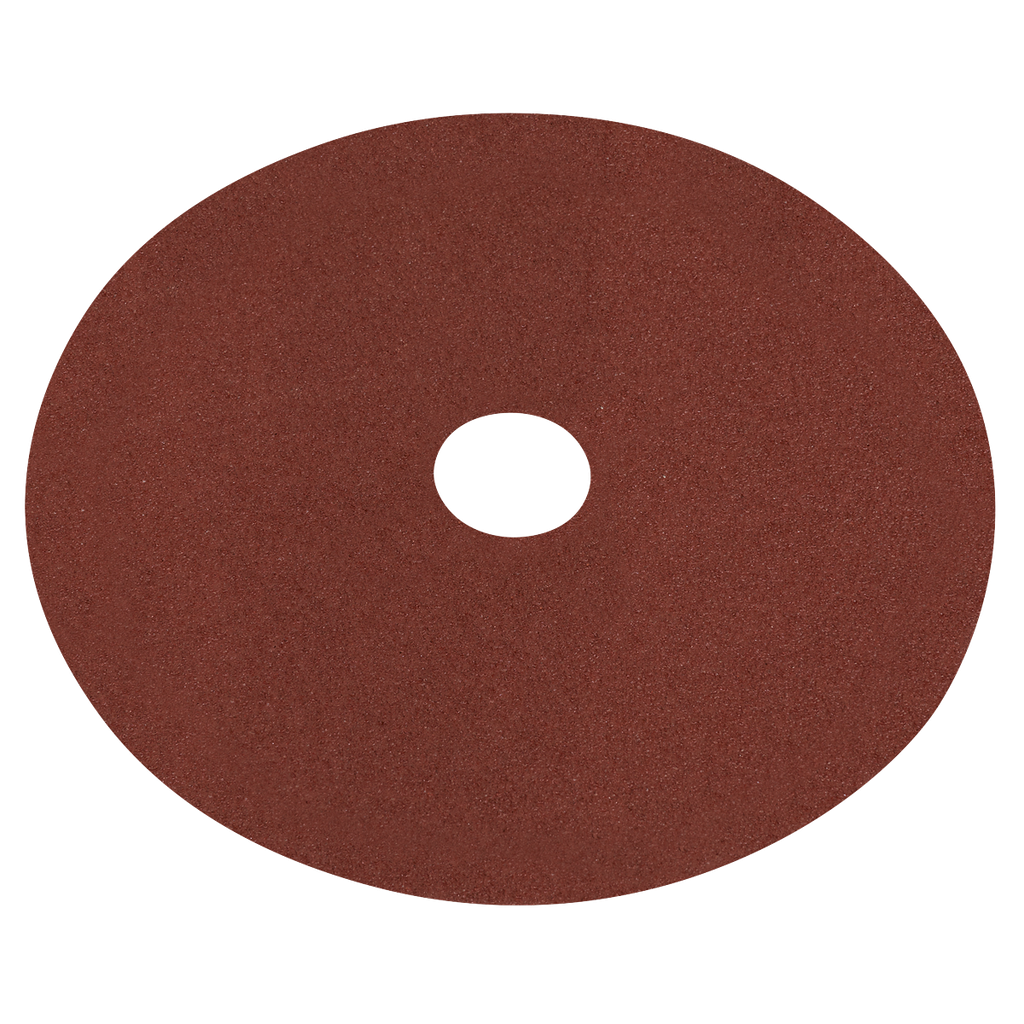 Sealey Worksafe® 100mm Fibre Backed Sanding Disc 60Grit - Pack o