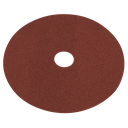 Sealey Worksafe® 100mm Fibre Backed Sanding Disc 60Grit - Pack o