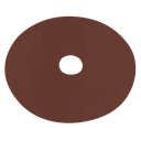 Sealey Worksafe® 125mm Fibre Backed Sanding Disc 120Grit - Pack 