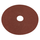 Sealey Worksafe® 125mm Fibre Backed Sanding Disc 40Grit - Pack o