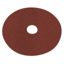 Sealey Worksafe® 125mm Fibre Backed Sanding Disc 60Grit - Pack o