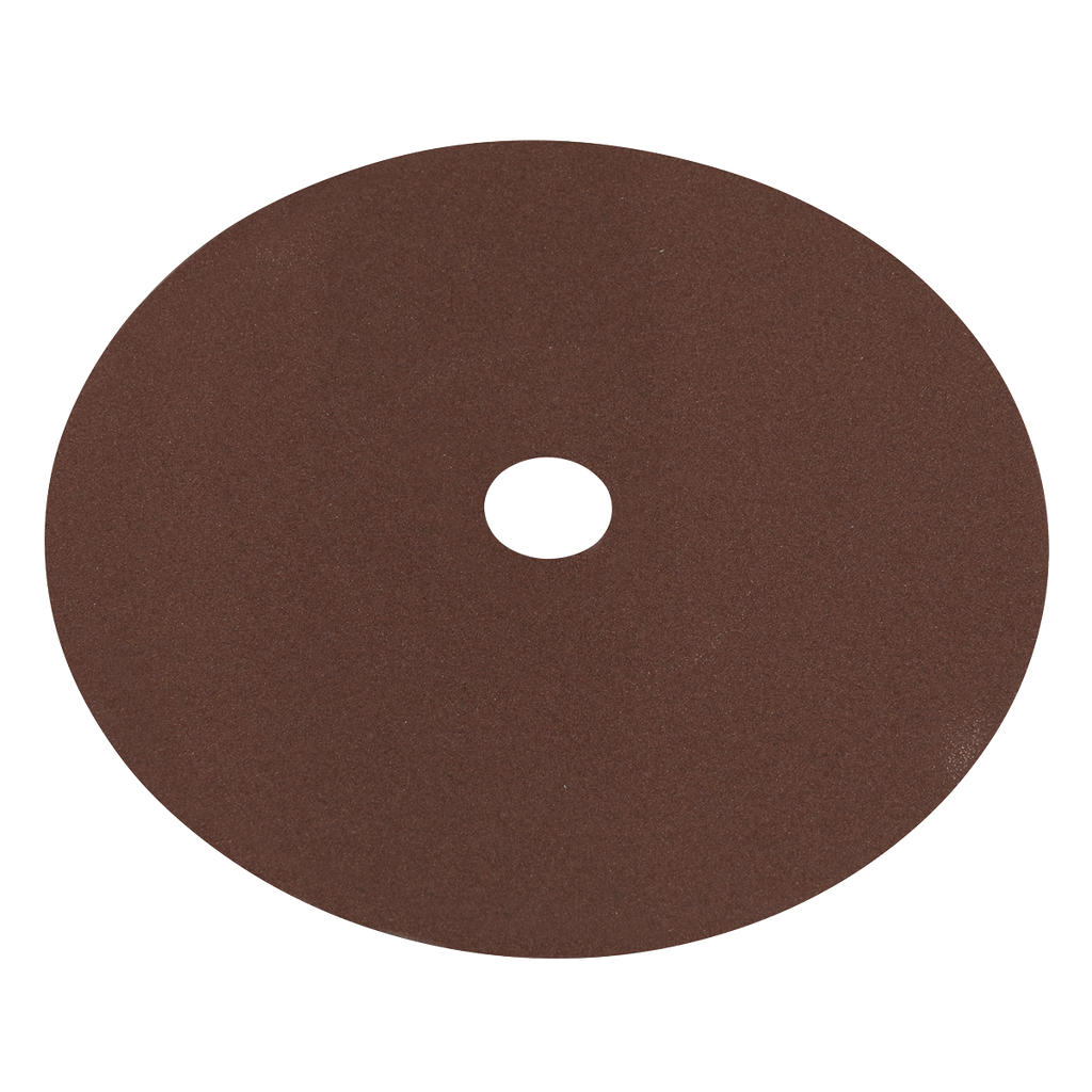 Sealey Worksafe® 175mm Fibre Backed Sanding Disc 120Grit - Pack 