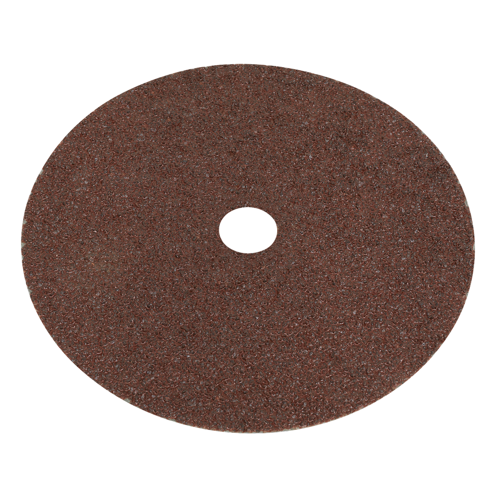 Worksafe® 175mm Fibre Backed Sanding Disc 24Grit - Pack of 25