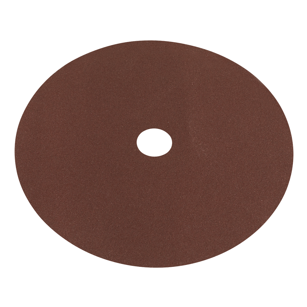 Sealey Worksafe® 175mm Fibre Backed Sanding Disc 80Grit - Pack o