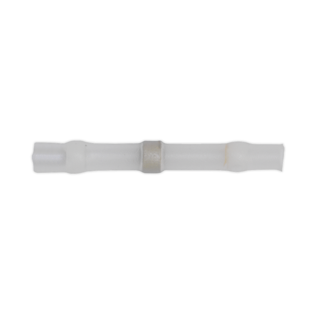 Sealey Heat Shrink Butt Connector Solder Terminal 24-22 AWG, Whi
