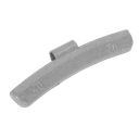 Sealey Plastic Coated Zinc Plated Hammer-On Wheel Weight for Alloy Wheels 40g - Pack of 50