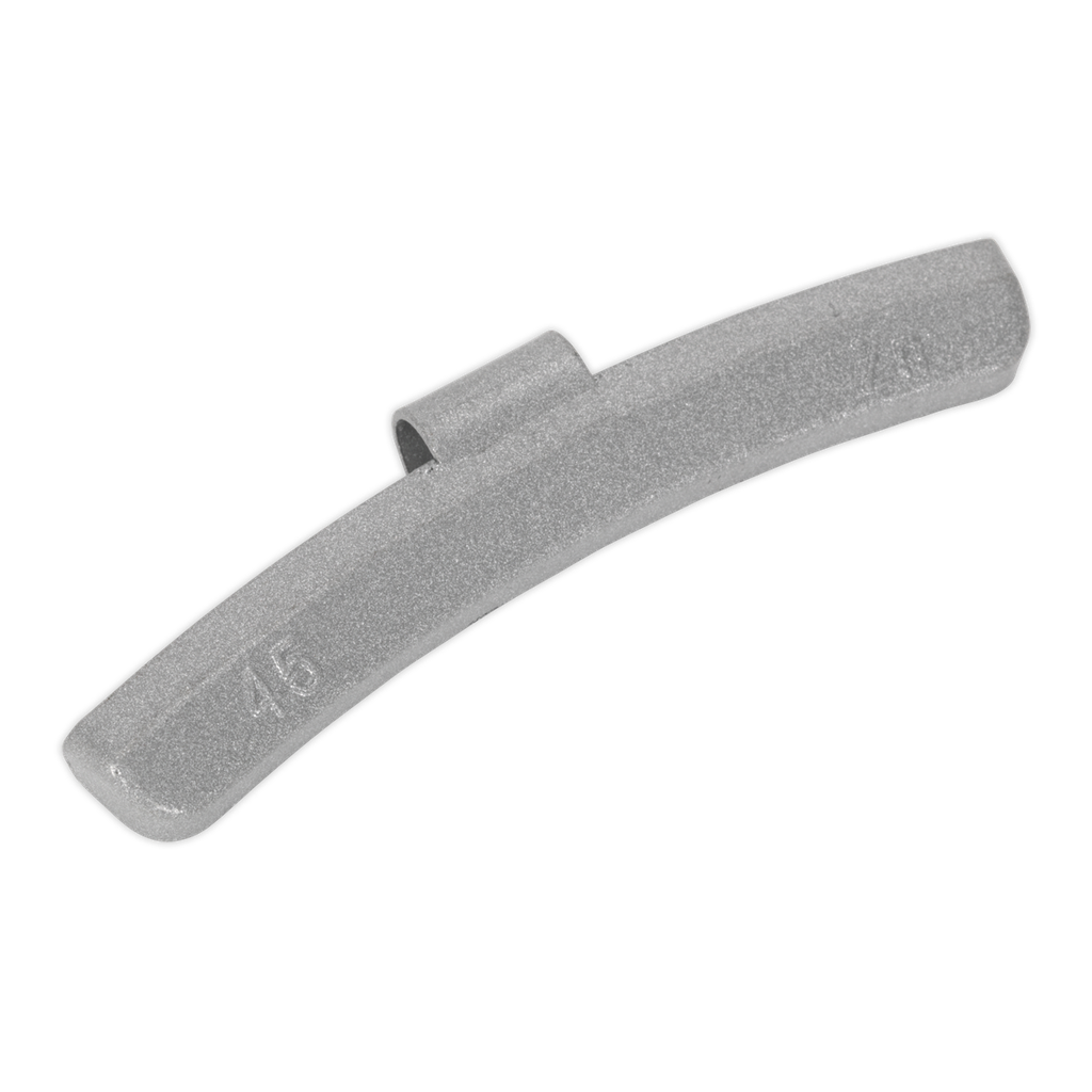 Sealey Plastic Coated Zinc Plated Hammer-On Wheel Weight for Alloy Wheels 45g - Pack of 50