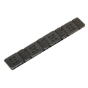 Black Steel Adhesive Wheel Weight 5/10g Strip of 8 - Pack of 50