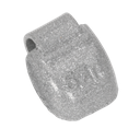 Sealey Zinc Plated Hammer-On Wheel Weight for Steel Wheels 5g - Pack of 100